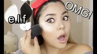 NEW ELF SILICONE BLENDER & HIGHLIGHT SPONGE | DOES IT WORK!?
