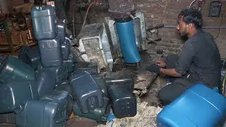 Amazing Process of 20 Liter Plastic Oil Container Making in local Unit