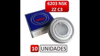 Rolamento 6203 NSK ZZ C3 - Apresentação