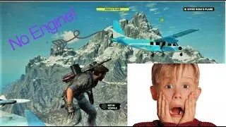 How far a plane can fly without engine!!! JUST CAUSE 3