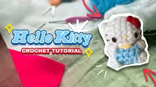 ⟡ Crochet Hello Kitty Tutorial | Cute and Easy ⟡