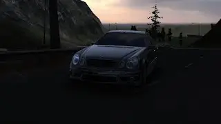 E55 AMG in car parking/ e55 amg в кар паркинг