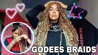 TUTORIAL DAS GODEES BRAIDS SOZINHA