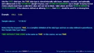 SQL 054 Data Types, Date Time Timestamp Data, TIME