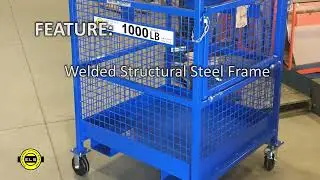 Lifting Baskets for Hoisting with Cranes