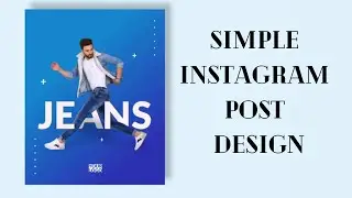 Simple Instagram Post Design - Social Media Design - Figma Tutorial