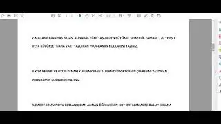 python örnek soru çözümleri