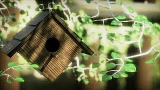بيت العصفور عن طريق برنامج بلندر -  3.5 Blender