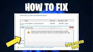 2 METHODS to Fix Windows Can’t Be Installed on This Drive