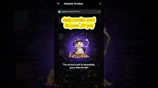 hamster kombat daily combo card 30 June to 01 July 2024