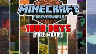 1000 DAYS Minecraft Forever World [Full Movie]