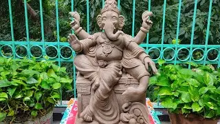 Ganpati idol meking