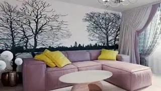 Дизайн интерьера двухкомнатной квартиры