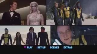 X-Men: First Class (2011) Menu DVD HD