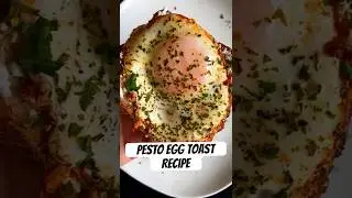 THE BEST PESTO EGG TOAST EVER!!