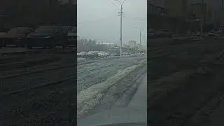 Кривые трамвайные  рельсы в Красноярске? 