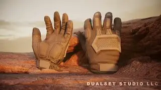 Tactical Glove 022 3D Model PBR
