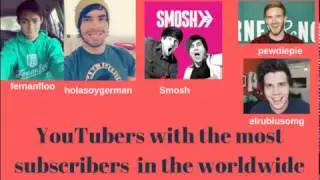 YouTubers with the most subscribers worldwide