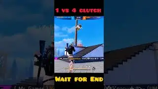 1 vs 4 Clutch || CS- Ranked ||  #shorts #freefire #ffshorts