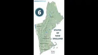 What are the six states of New England? #shorts
