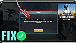unable to connect to server please try a different network pubg mobile || Pubg Mobile Unable connect