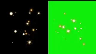 Green Screen Sparkle with Magic Sound Effects | Chroma Key | No Copyright