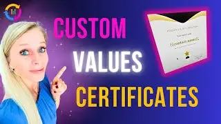 Add Custom Values To Certificates on GOHIGHLEVEL #ghl #gohighlevelreviews #gohighleveltutorial