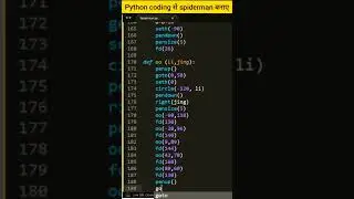 how to create Spiderman by coding #coding #python #javascript #language #languagelearning