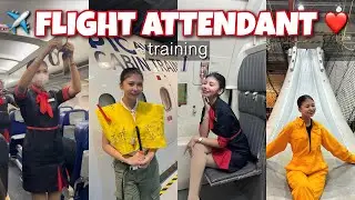 MY FLIGHT ATTENDANT TRAINING ✈️  (the BEST experience!) | Shaina Denniz