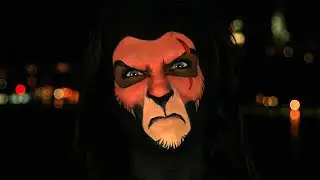 Макияж ПЕРЕВОПЛОЩЕНИЕ в героя мультфильма «Король лев» 🦁
