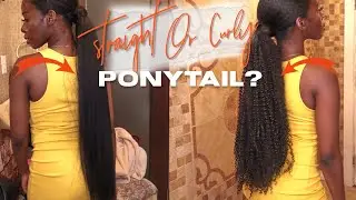 $10 PONYTAIL 4 NATURAL HAIR! Outre Wrap 30