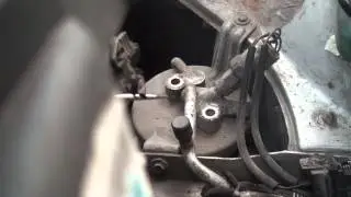 замена уплотнений в соединениях кондиционера BMW E36