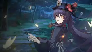 Hu Tao Smile Gensin Impact Live Wallpaper