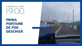 Șoferii circulă, de azi, pe partea reparată a podului de pe Mihai Viteazul