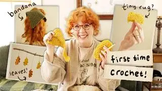 Teaching Myself How to Crochet *bc i'm tired of doomscrolling*