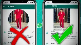 Full Profile Picture || How to Use FULL PHOTO For WhatsApp Profile!