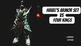 Havel's Armor set is so OP | Dark Souls: Remastered - Four Kings (NG+2)