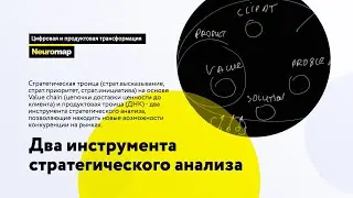 Два инструмента страт. анализа: страт.троица на основе Value chain и продуктовая троица (ДНК)