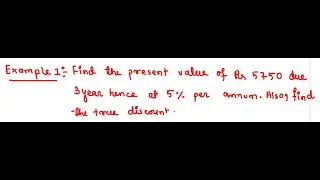 CHSE Commerce Discounting of bills of exchange part2