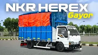 RILIS!! NKR HEREX GAYORAN SUSPENSI REAL DEPAN BELAKANG || MOD BUSSID 4.3.1