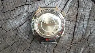 Vintage Unique Limited Edition VOSTOK WOSTOK Komandirskie USSR Military Mechanical Wristwatch.