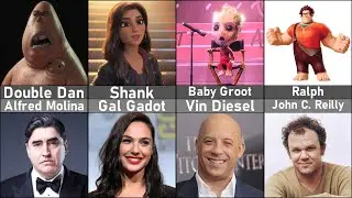 Wreck-It Ralph 1 & 2 Characters and Voice Actors