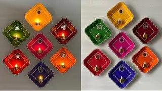 Diwali Craft Decoration Ideas | Paper Plates Wall Decoration Ideas For Diwali | EASY & SIMPLE | DIY