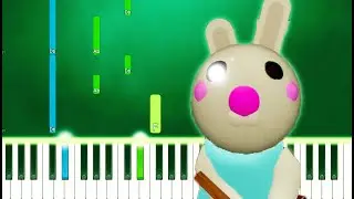 Piggy ROBLOX - Bunny (Piano Tutorial Easy) (Chapter 7 Ending Theme)