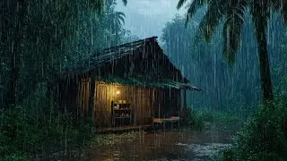 🌧️ Shooting Rain in the Forest – Calm Rain Night to Relax and Sleep