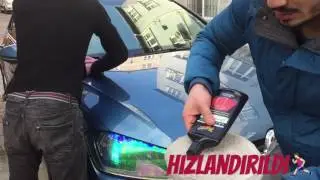 Golf7 pasta cila araç yandı yandı