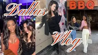 DALLAS VLOG | going to visit Onyeka, eating BBQ, workout routine
