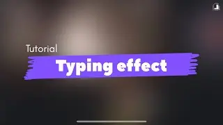 Typing text effect in kinemaster •tutorial