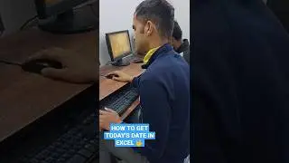 how to get today's date in excel 