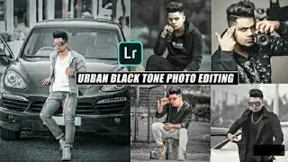 Urban Black Tone Photo Editing Tutorial in Lightroom ||Taukeer Editz||